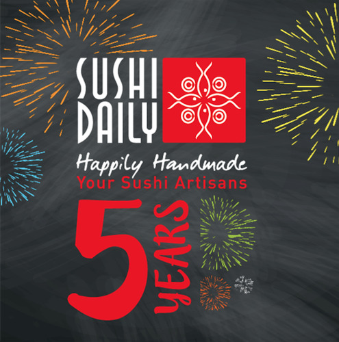 Een fantastische verjaardag voor Sushi Daily: 27 miljoen sushi’s per jaar verkocht