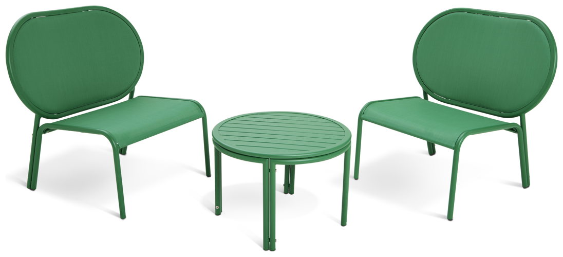 Habitat May 2 Seater Metal Garden Bistro Set - Green, £200