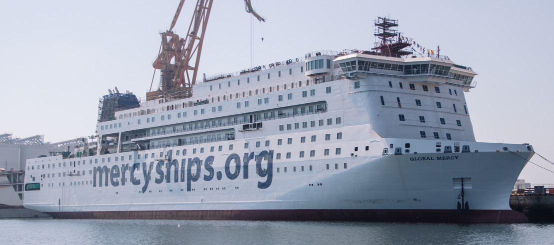 Mercy Ships presenterar Global Mercy – världens största civila sjukhusfartyg