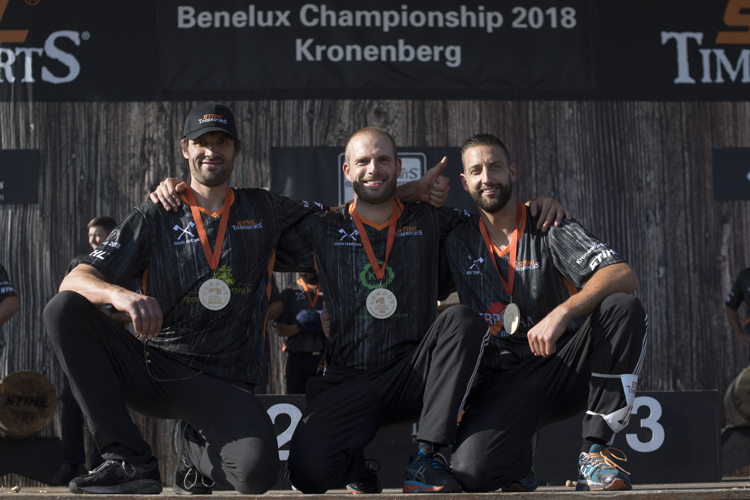 vlnr David Bergen, Koen Martens, Ben Terpstra