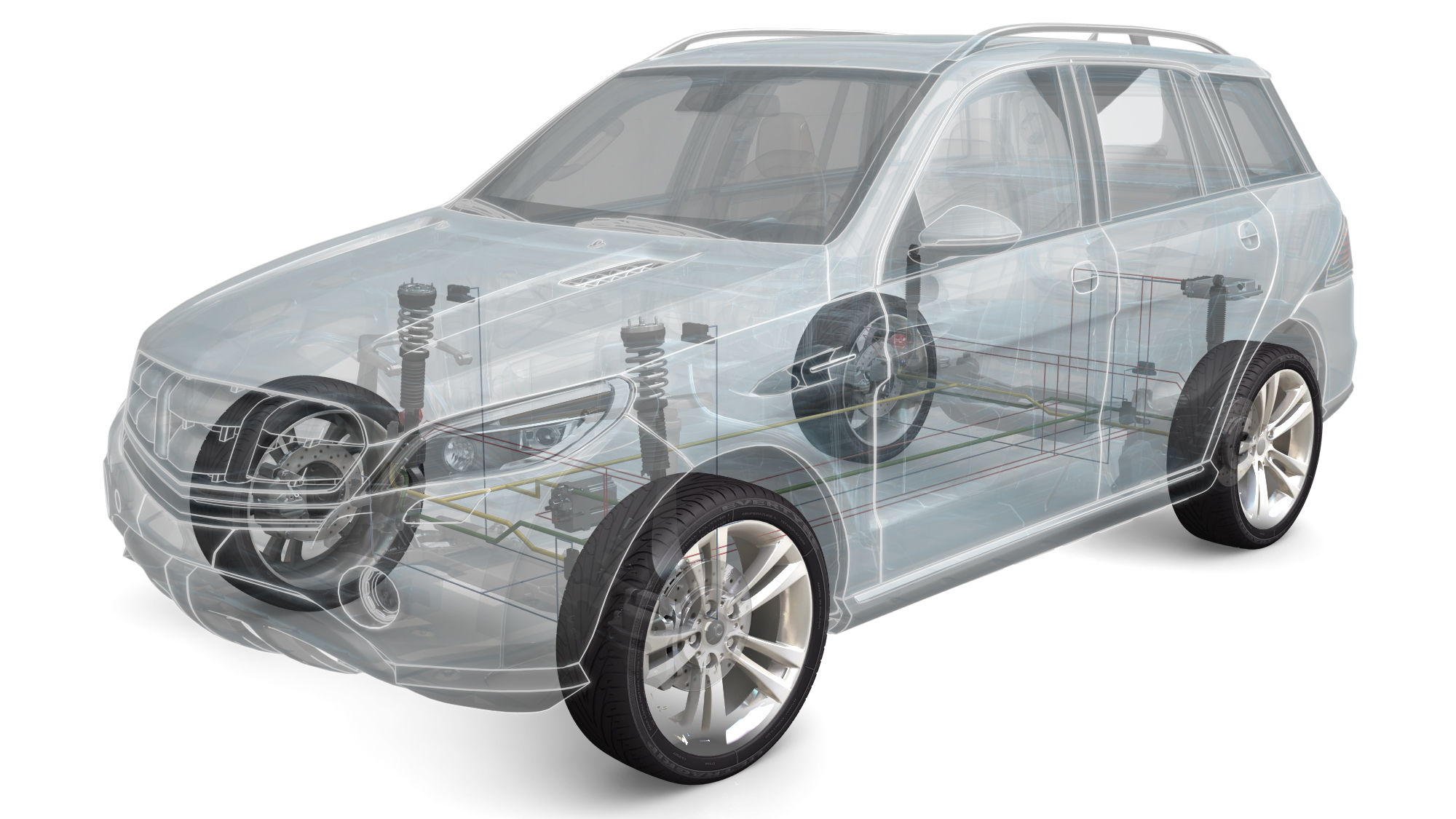 La technologie CVSA2/Kinetic® offre un confort exceptionnel à la fois sur route et en mode tout-terrain, apporte des améliorations de maniabilité/de contrôle face à des situations de conduite dynamiques et assure une excellente traction et une grande stabilité pour transporter des charges lourdes ou tracter une remorque avec un véhicule en tout-terrain sur les parcours les plus exigeants.