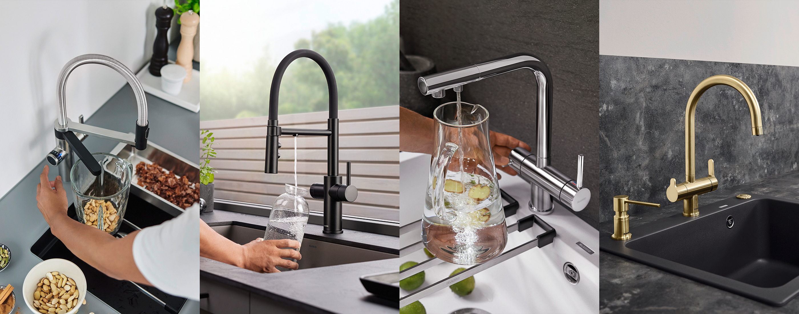 BLANCO présente de nouveaux mitigeurs à eau filtrée qui optimisent l’expérience gustative
