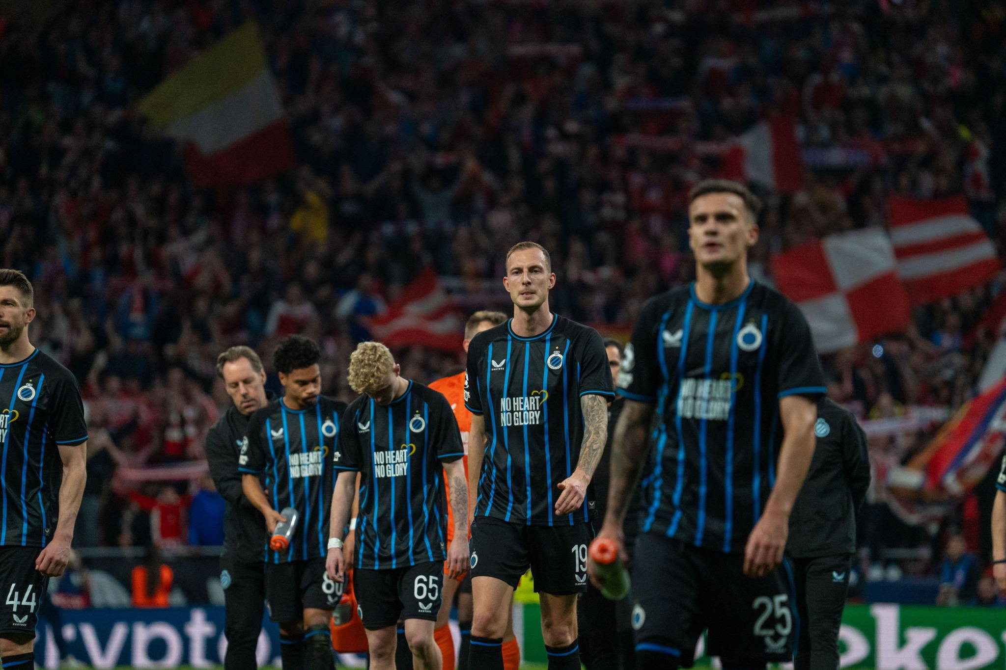 ‘Sadness but pride’: Club Brugge out of Champions League after defeat to Atlético Madrid