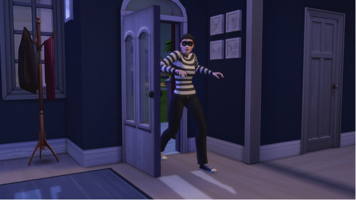 Les cambriolages sont de retour dans Les Sims 4™ grâce à une nouvelle mise à jour du jeu de base