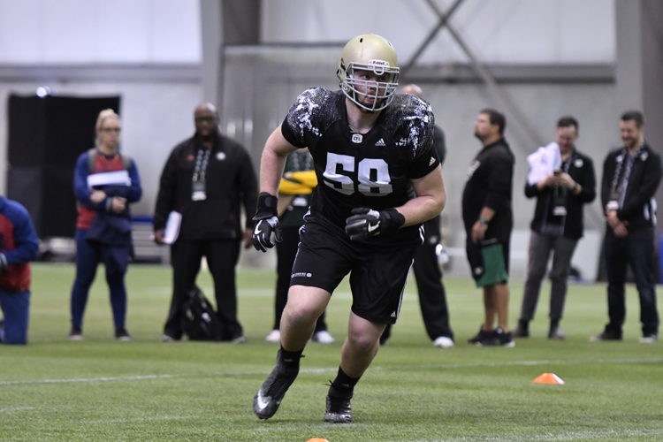 8. Mason Woods. Photo Credit: Arthur Ward/CFL