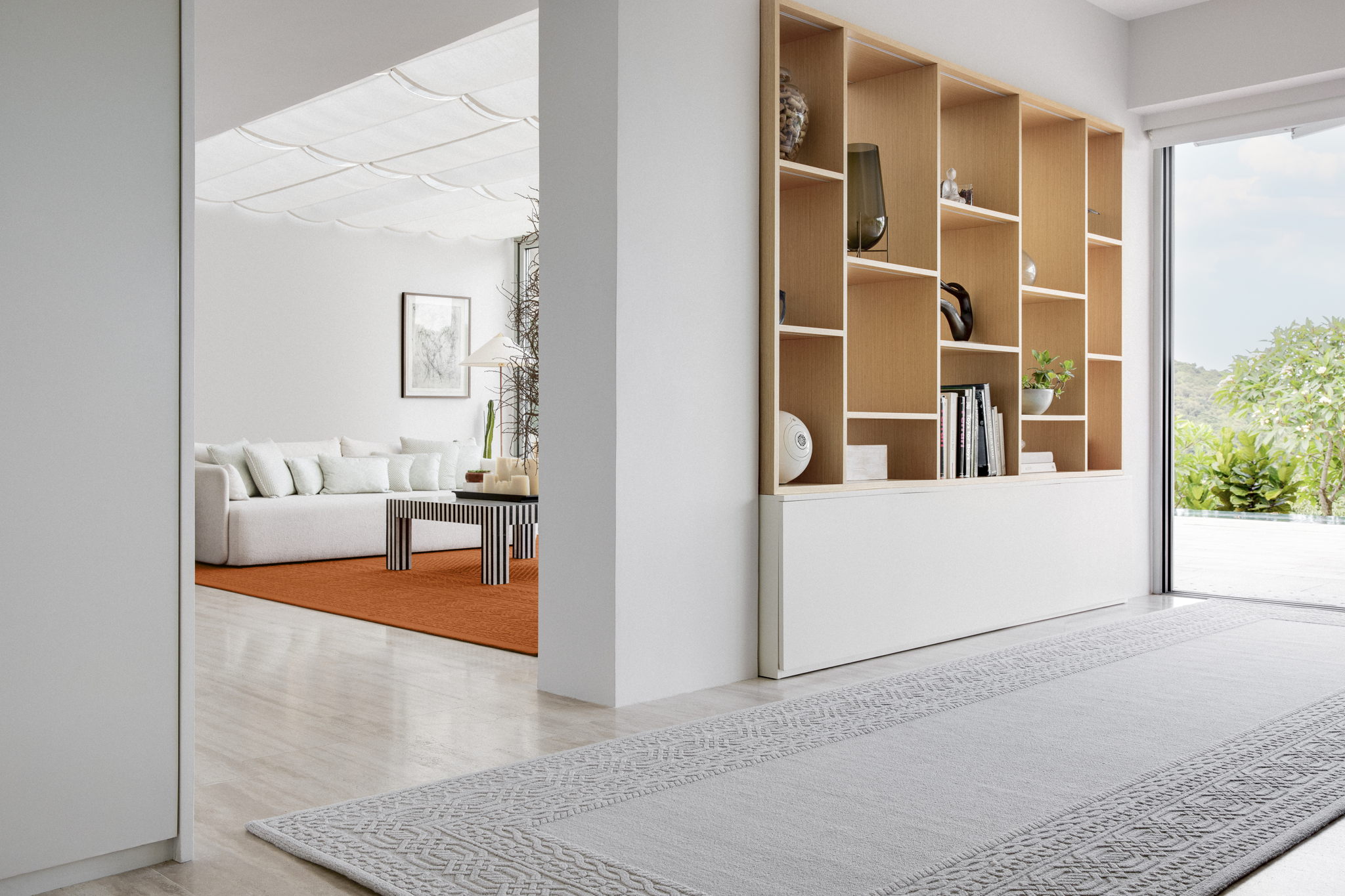 The Wa carpet, Ami Collection by AB Concept x Tai Ping. Photography by: Harold de Puymorin