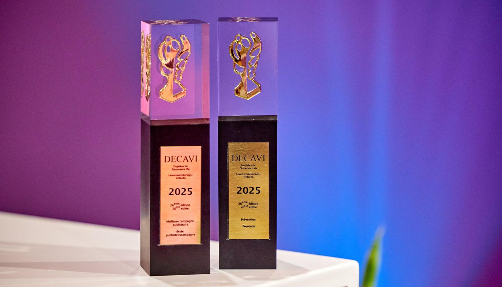 AG remporte deux Trophées Decavi de l'Assurance-vie 