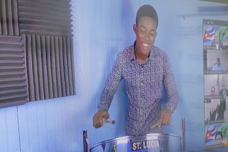 Musical Interlude by Chazzi Desrivieres – “OECS Song – Steel Pan Rendition”