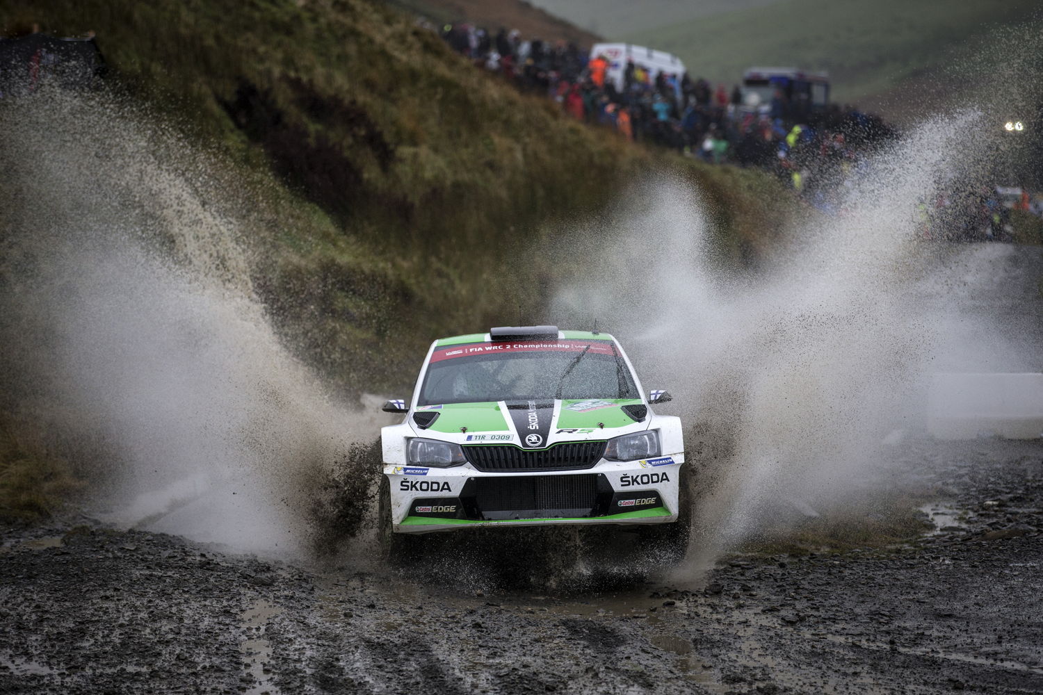 Esapekka Lappi / Janne Ferm won the WRC 2 class in Great Britain and, as the best-placed ŠKODA works duo, have the best chance of claiming the title in the Drivers’ and Co-Drivers’ Championship.