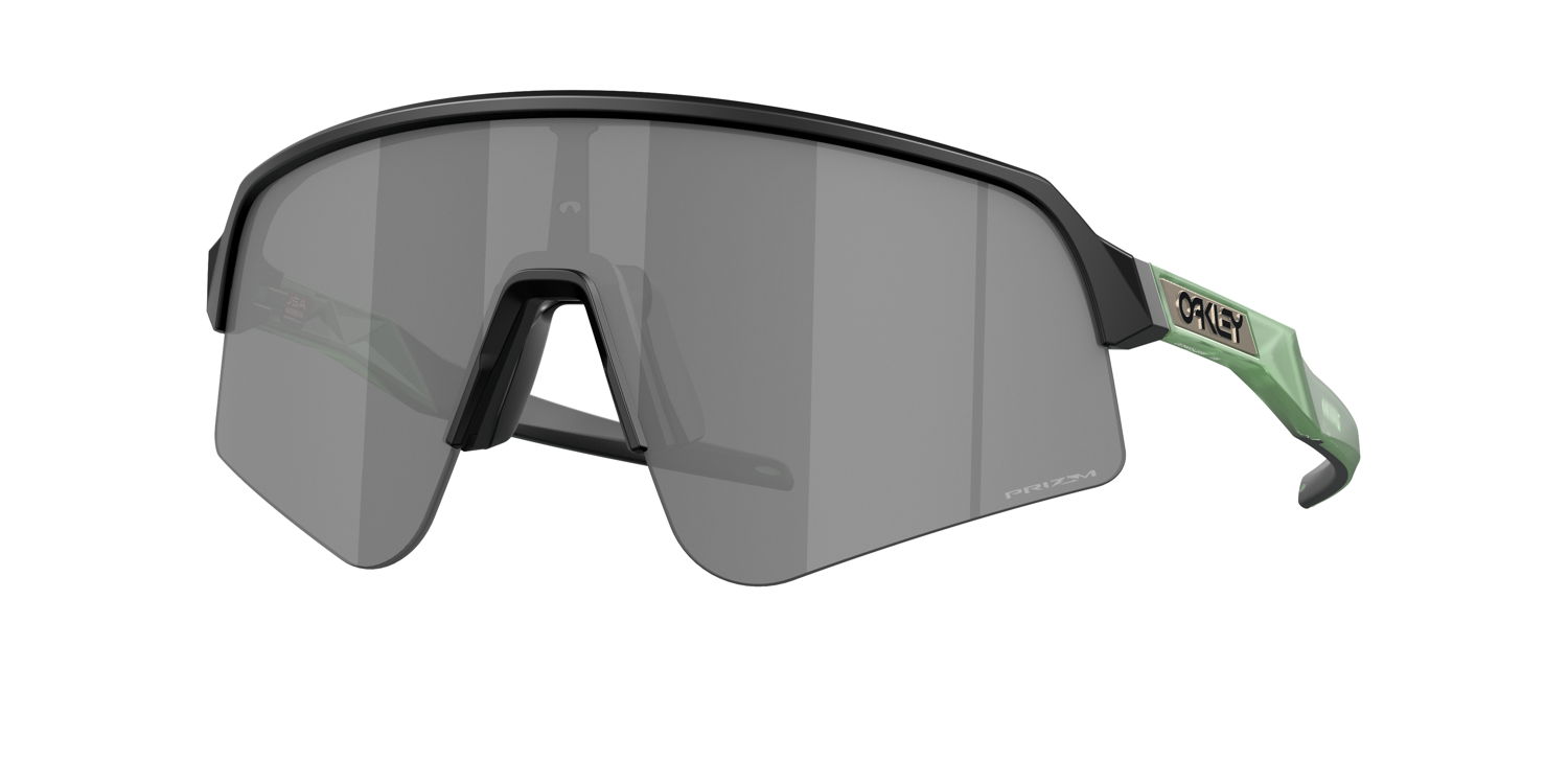 OAKLEY SUTRO LITE SWEEP MATTE BLACK WITH TRANSPARENT JADE STEMS WITH PRIZM ROAD BLACK