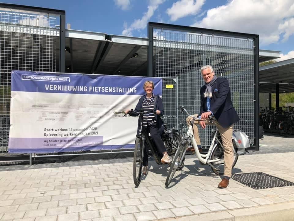 Na de bouw van de nieuwe fietsenstalling ​ komt de vernieuwing van het busstation aan de beurt
