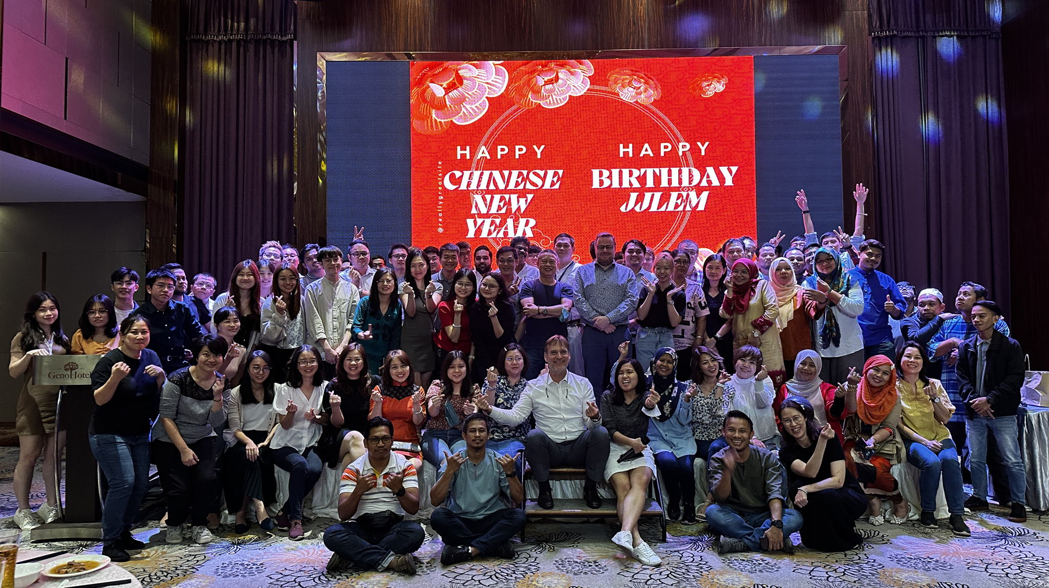 Company gathering on 24 February 2023 to celebrate Chinese New Year and JJ-Lurgi’s birthday.