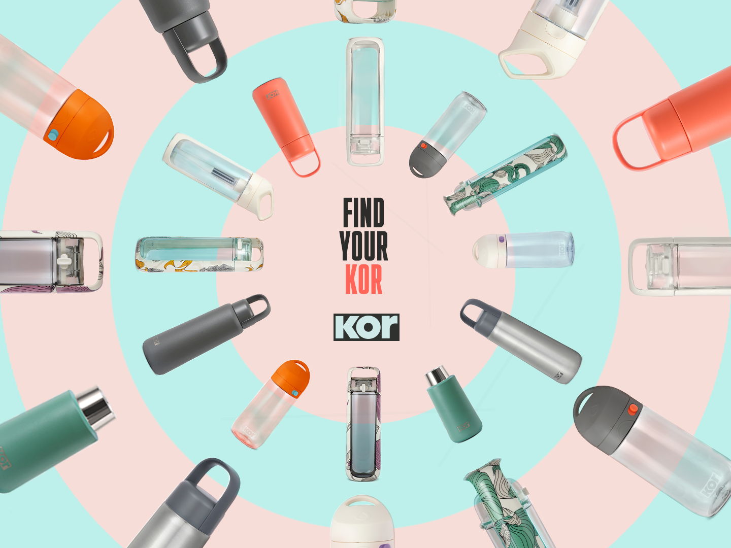 KOR Water | Packshots & lifestyle images