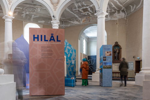 Expo Hilāl in de KADOC-kapel, nog te bezoeken tot en met 30 juni. (c) Dries Theuwissen