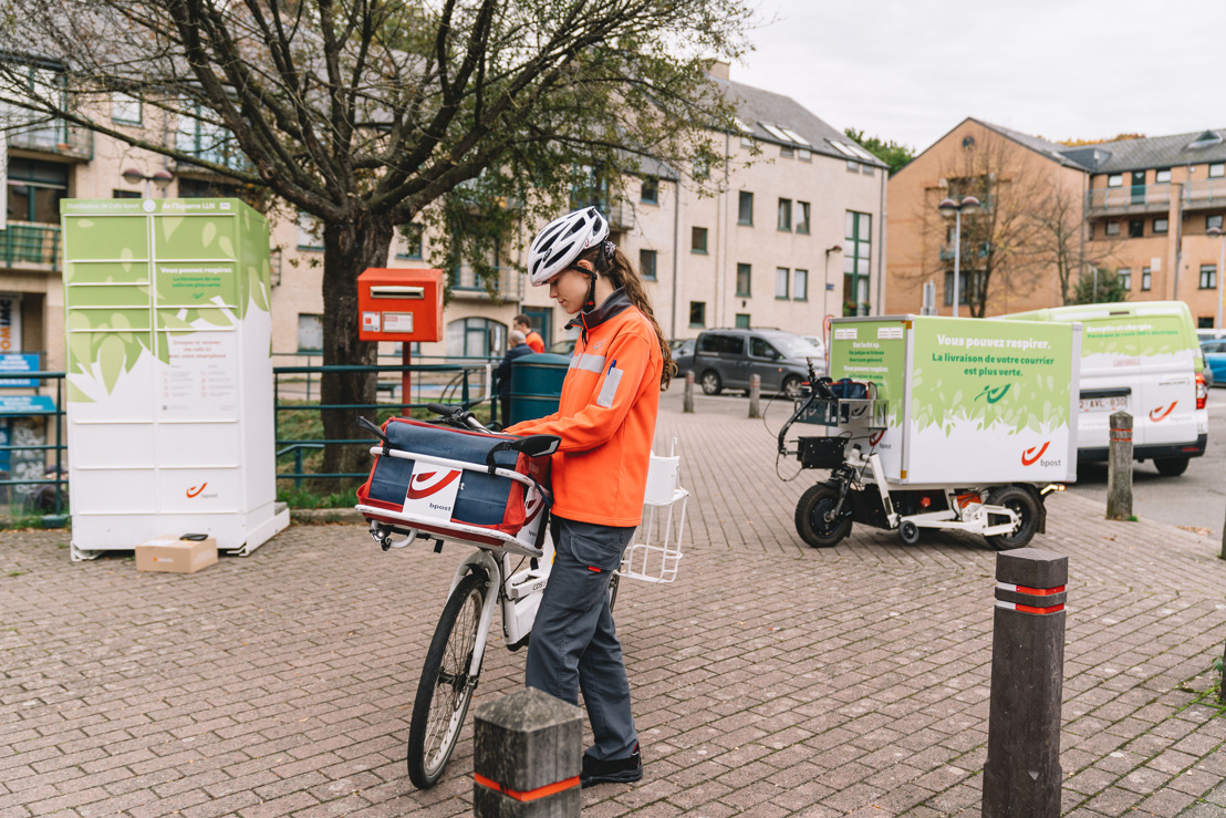 Zero-emission bpost rounds in Louvain-la-Neuve