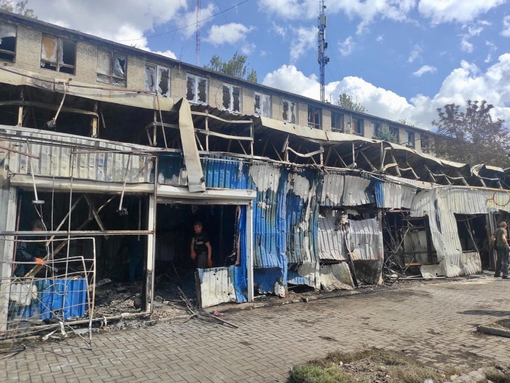 Ucrania: 34 pacientes hospitalizados tras el mortífero ataque a un mercado en Kostiantinivka