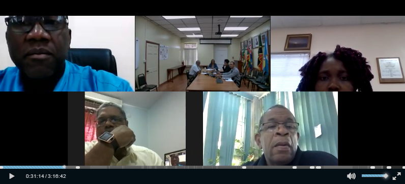 Screen Shot of PMC Meeting