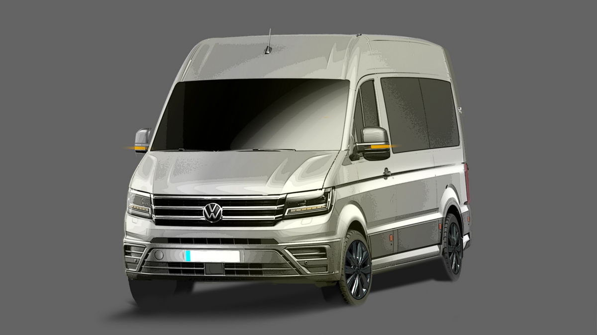 The Volkswagen Crafter receives an extensive technical update comprising a new cockpit landscape and new assist systems