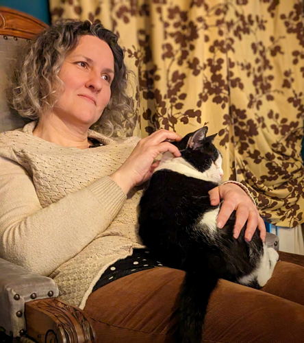 L'exploitant Valérie Deumer- le bar à chat Les ChaChoux