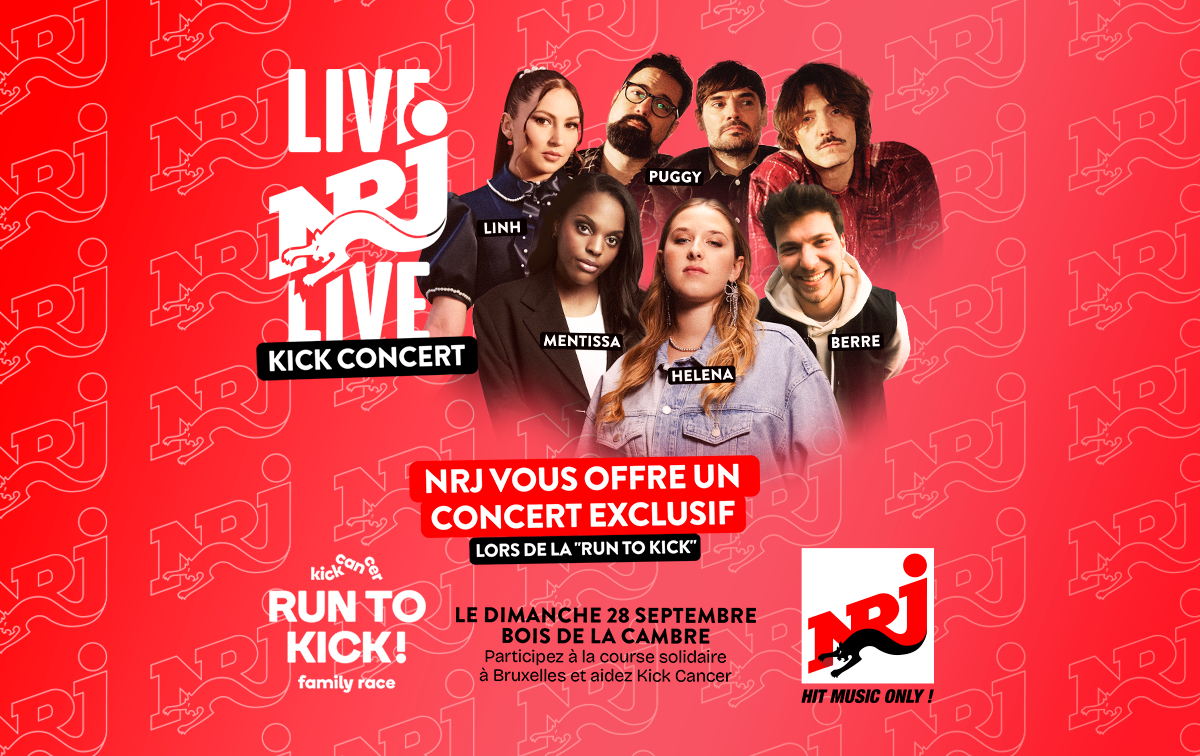 NRJ s'engage pour le cancer pédiatrique et offre un concert exclusif à la Run to Kick