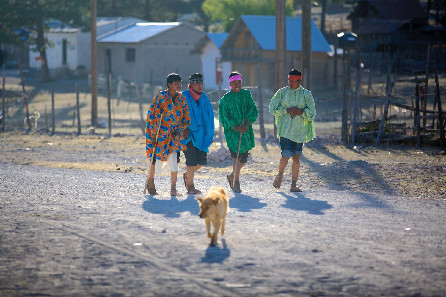 Tom te gast bij de Raramur in het noorden van Mexico.
(c) VRT