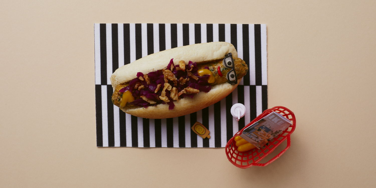 Veggie hotdog - IKEA x Burpzine