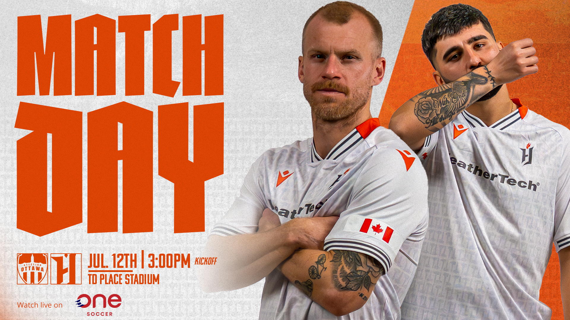 Rosters/Starting 11 & Media Information - July 12, 2025 Forge FC vs Atlético Ottawa