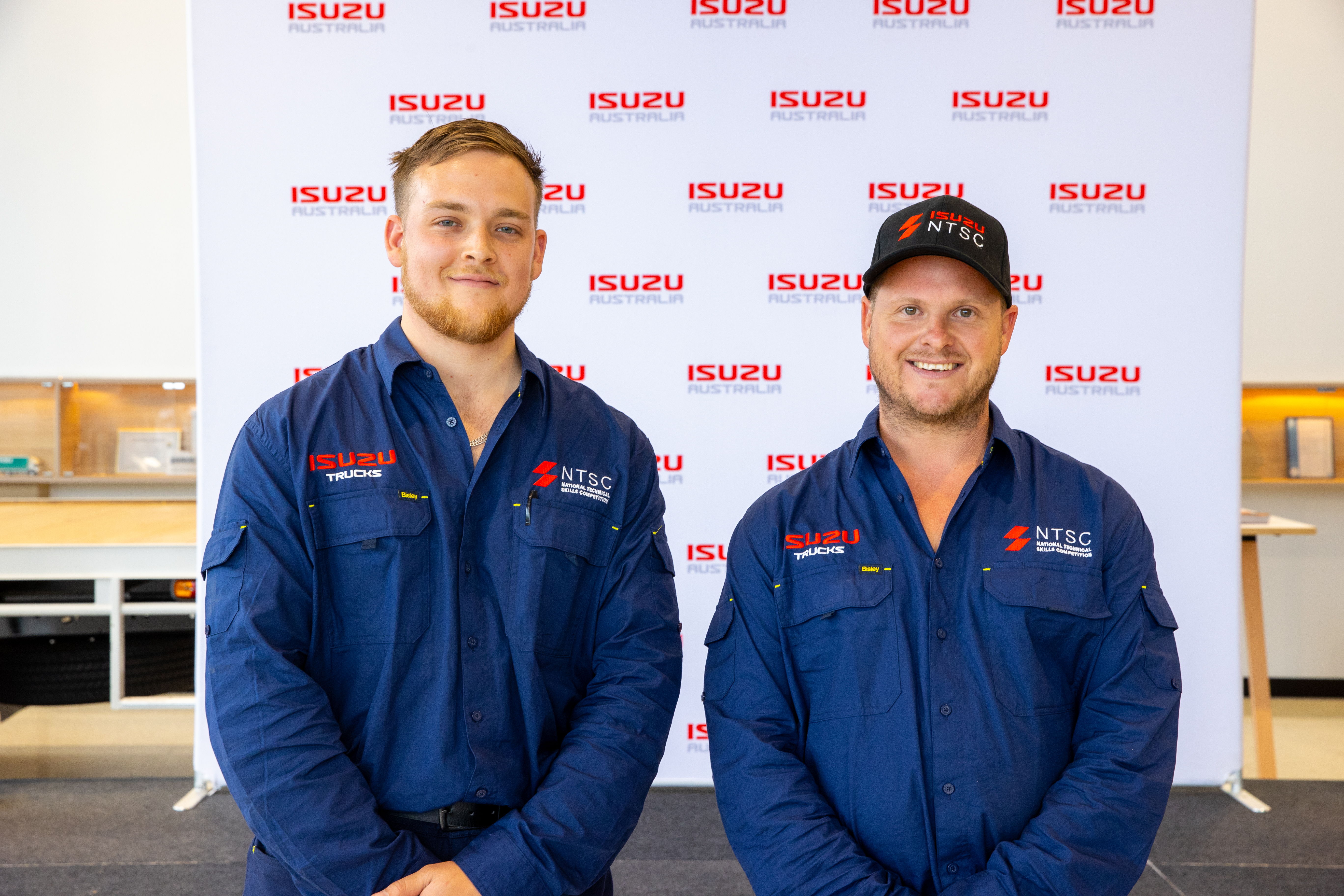From left to right: Connor Gillam from Major Motors WA and Jason Lee from Road Runner Mechanical Services WA