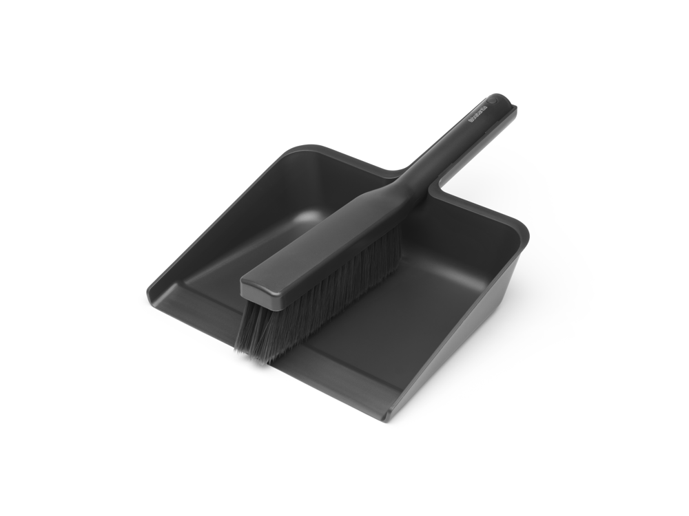 SinkSide Dustpan and Brush Set - Dark Grey - 8710755234163 Brabantia_6_NR-41298
