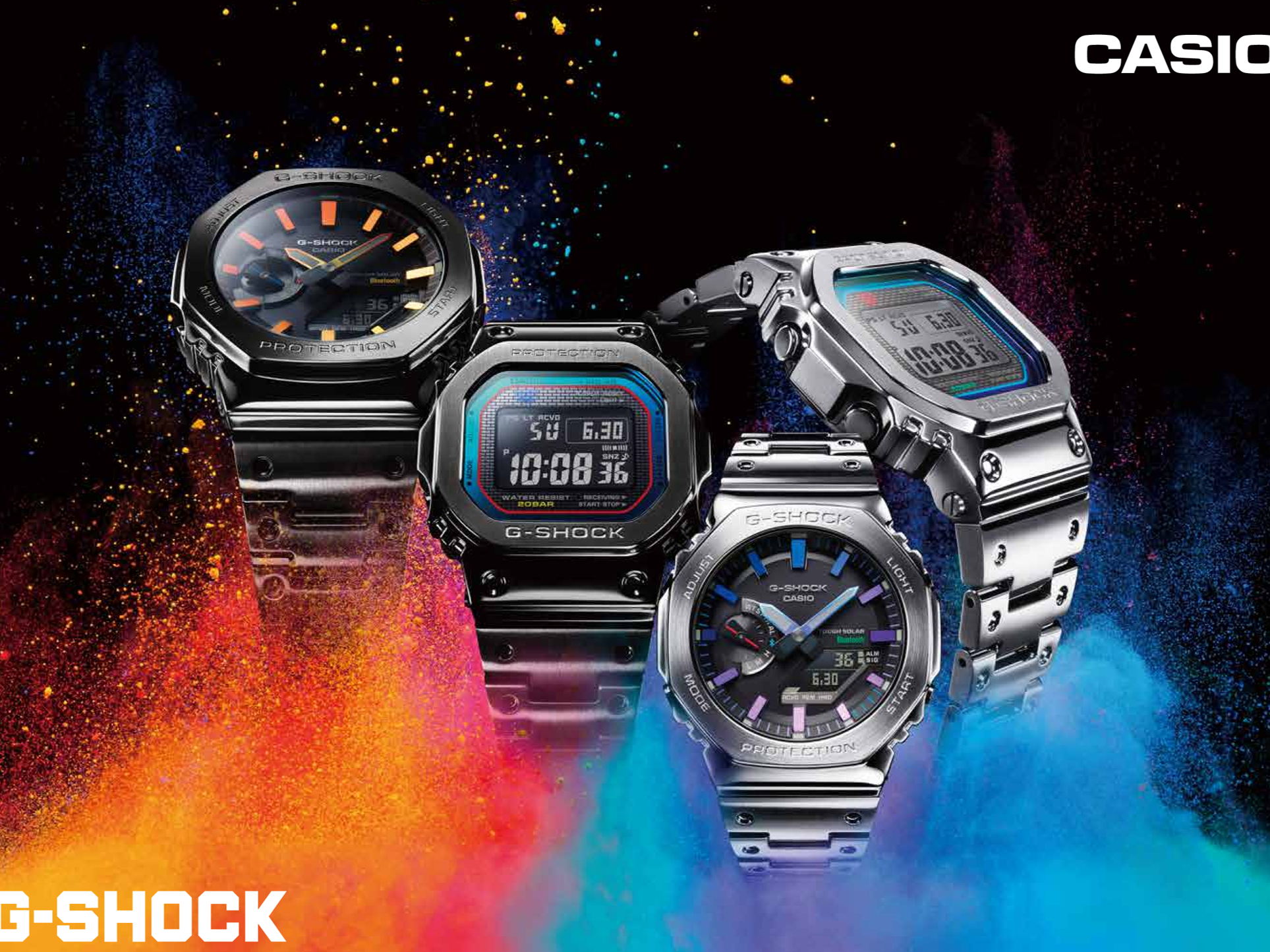 4 relojes metálicos de G-SHOCK para demostrar estilo y fortaleza