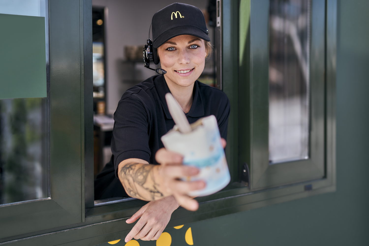 Florine Chretien, directrice de restaurant McDonald's à Corbais.
