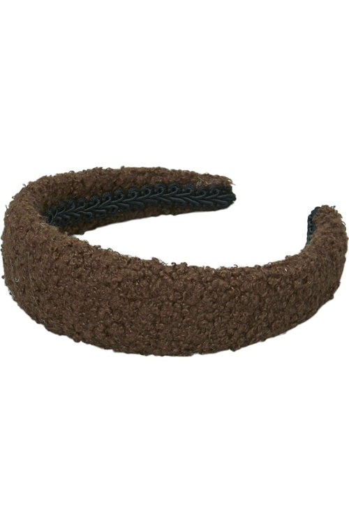 Juttu_FW23_Becksöndergaard_Acc BEC Teddy Hairbrace brown_JUTTU_€18 Juttu_FW23_Becksöndergaard_Acc BEC Teddy Hairbrace brown_JUTTU_€18