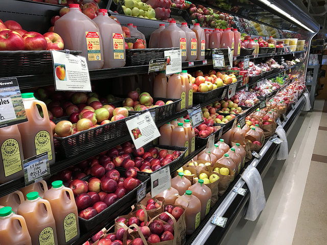 Cider and apples from within 100-miles of the Co-op lasts well beyond the autumn harvest