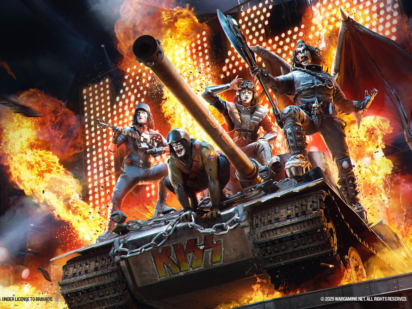 KISS enflamme le Metal Fest dans World of Tanks Modern Armor !