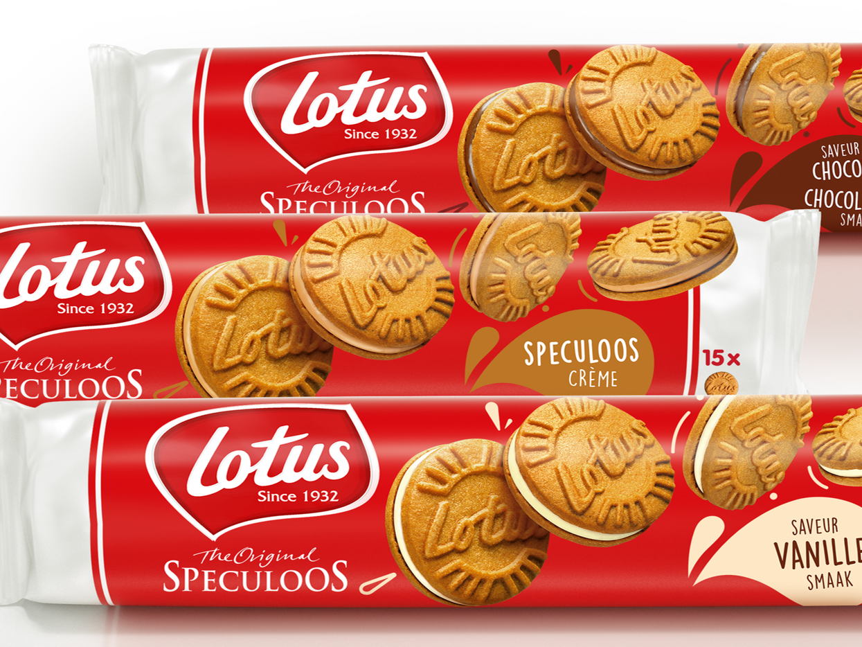 Nieuw: Lotus speculooskoekjes met heerlijke vulling