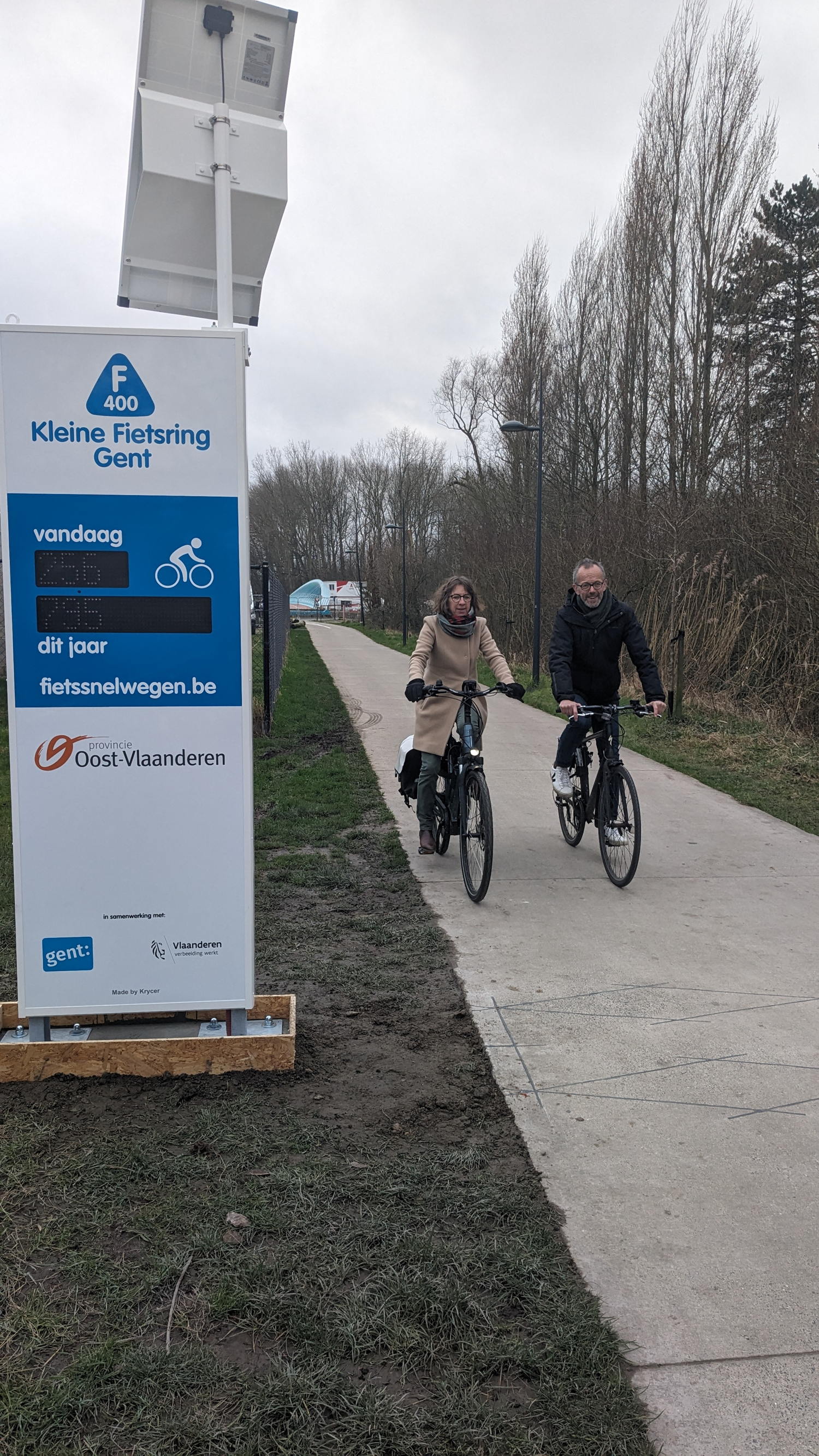 gedeputeerde Riet Gillis en schepen Filip Watteeuw