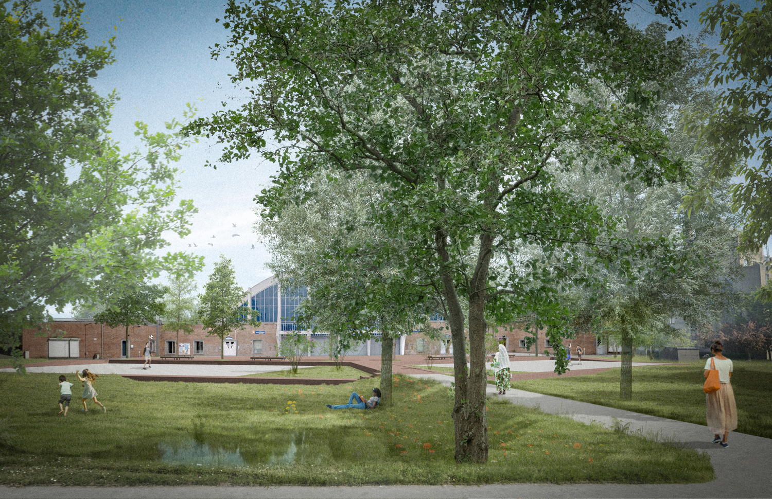 Definitief ontwerp Arenaplein © CLUSTER landschap & stedenbouw