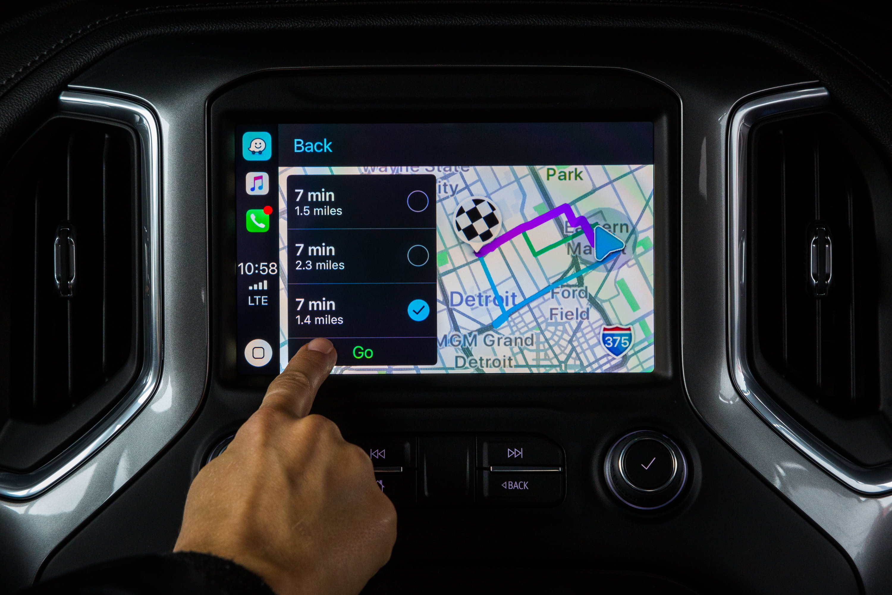 Aplicación de navegación Waze para CarPlay