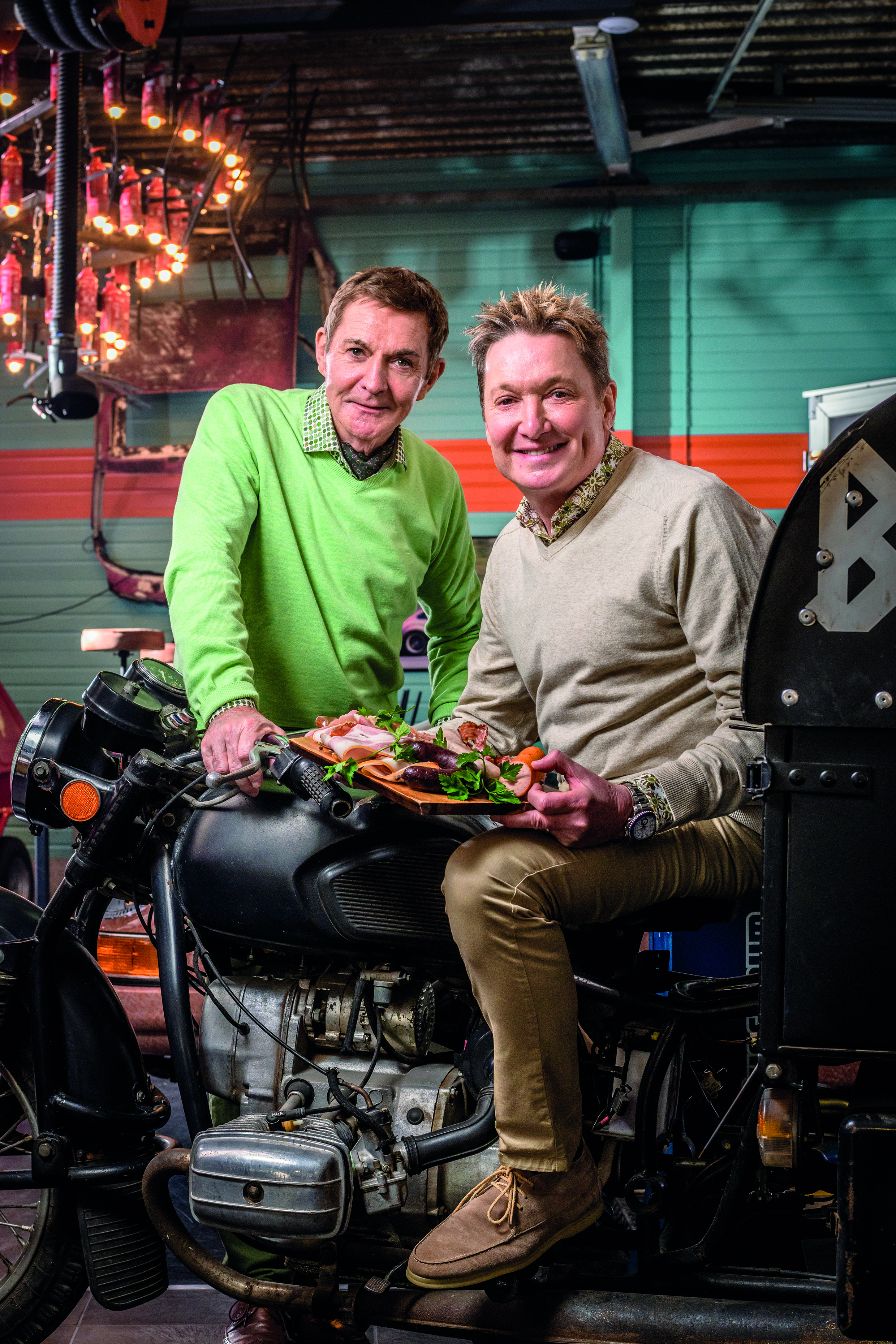 Foto: Luc Appermont en Bart Kaëll zijn fan van de korte keten