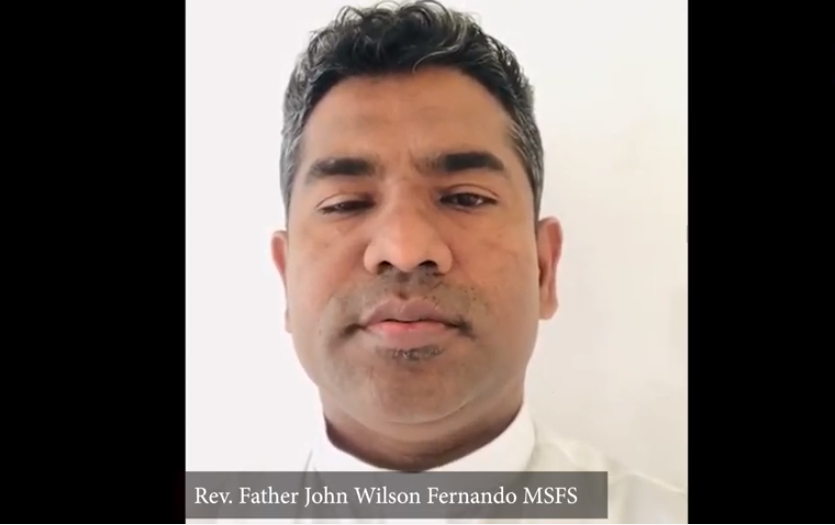 National Prayer delivered by the Rev. Father John Wilson Fernando MSFS.