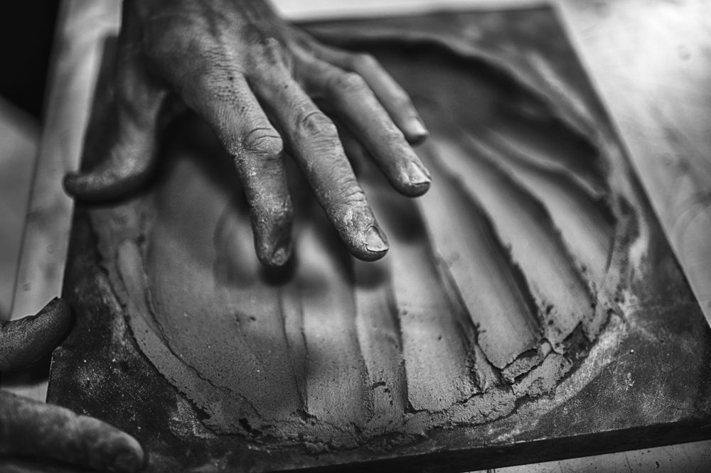 Ceramic plate, James Van Vossel