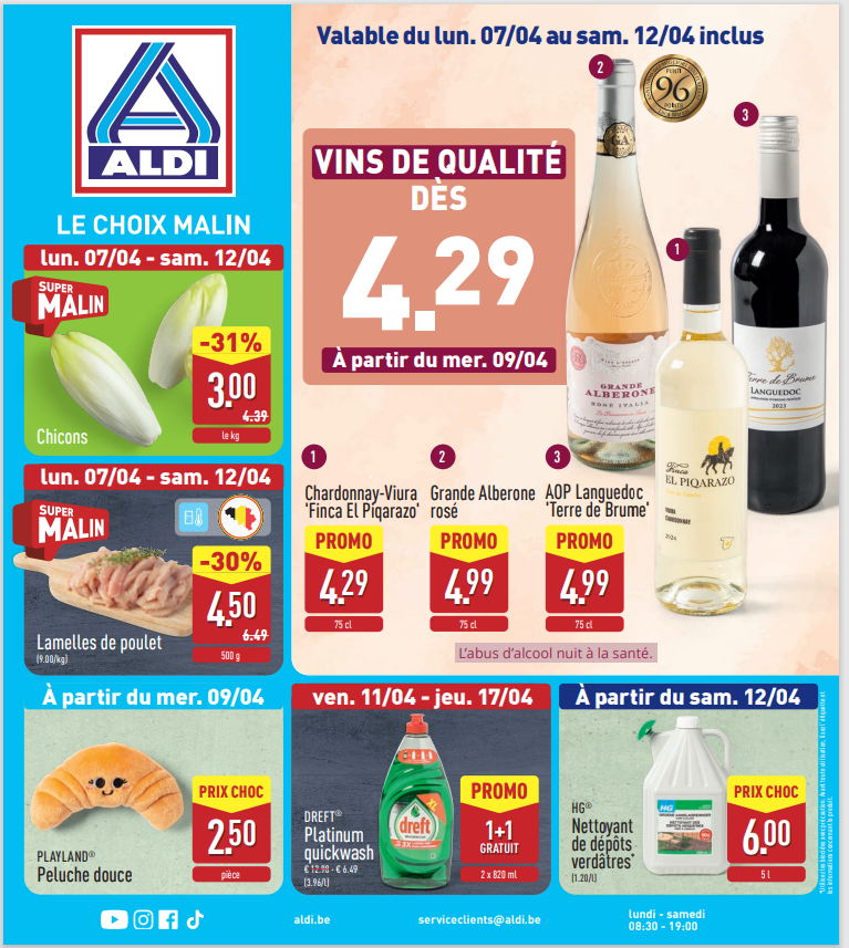 Le dépliant ALDI flambant neuf mise plus que jamais sur les promotions et les produits frais