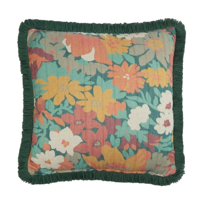 Grand Thorpe 60 x 60cm Cushion - Green, £195, by Liberty | www.libertylondon.com Grand Thorpe 60 x 60cm Cushion - Green, £195, by Liberty | www.libertylondon.com