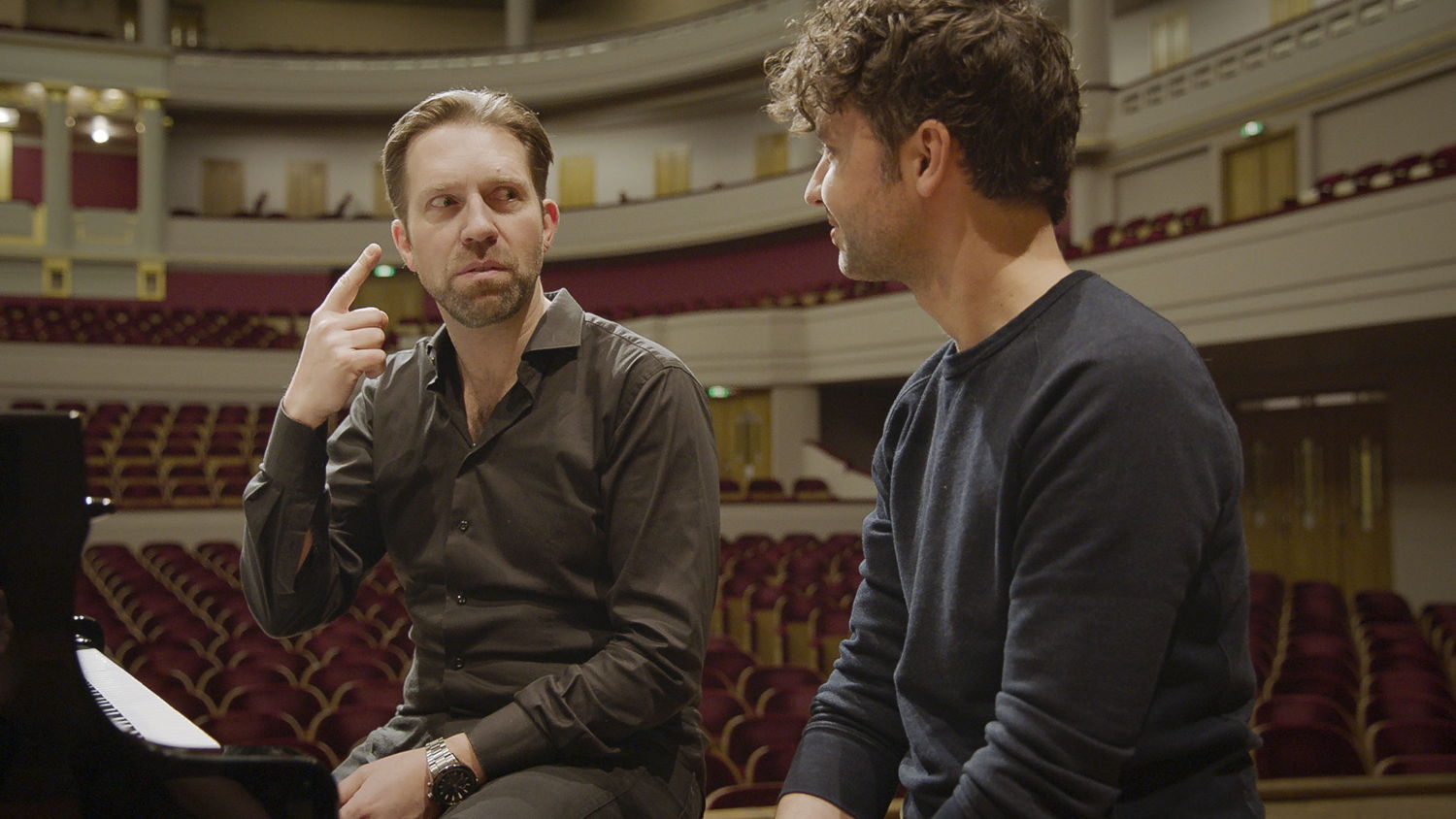 Thomas met Leif Ove Andsnes - (c) VRT