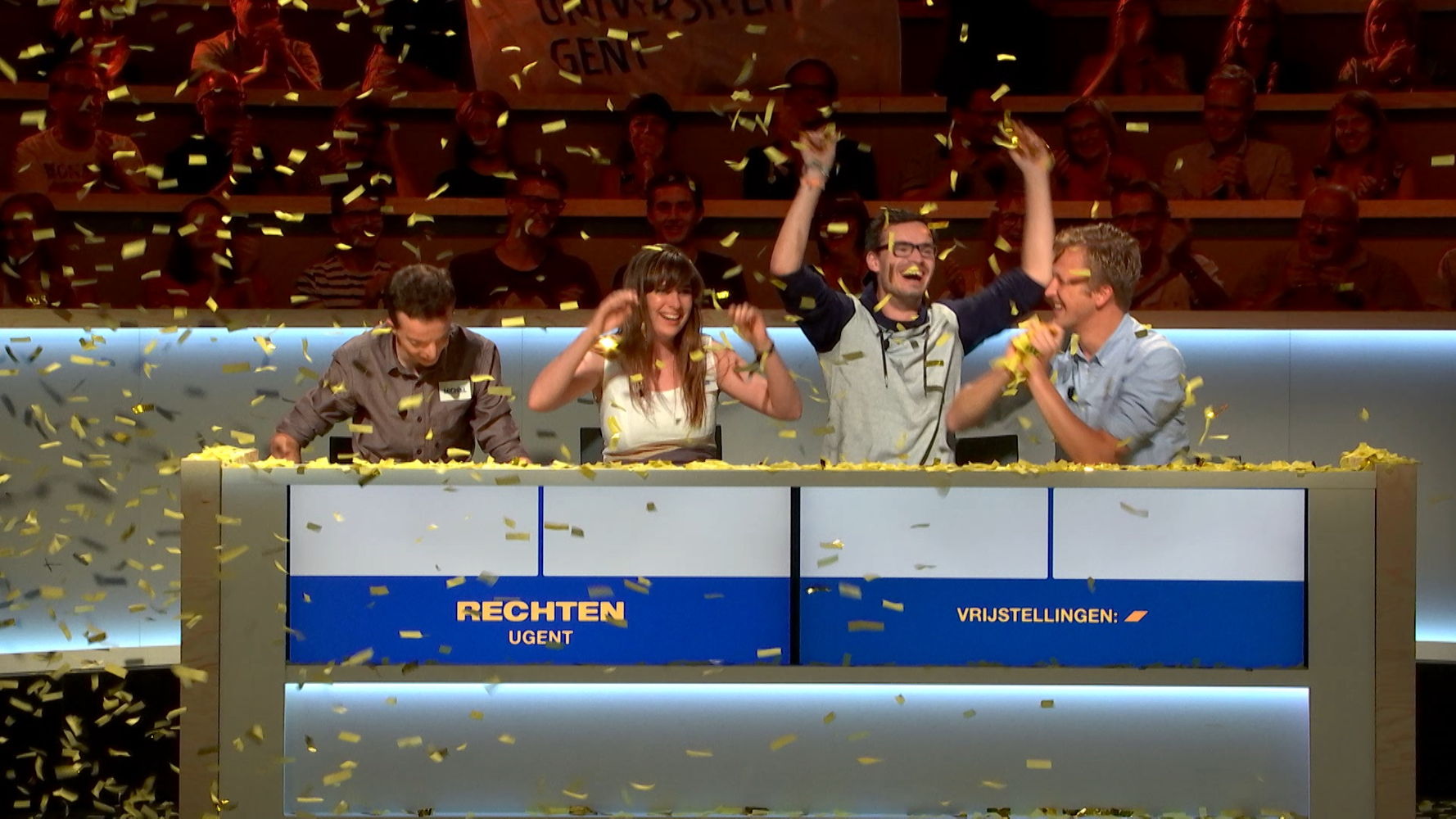 Team rechten juicht