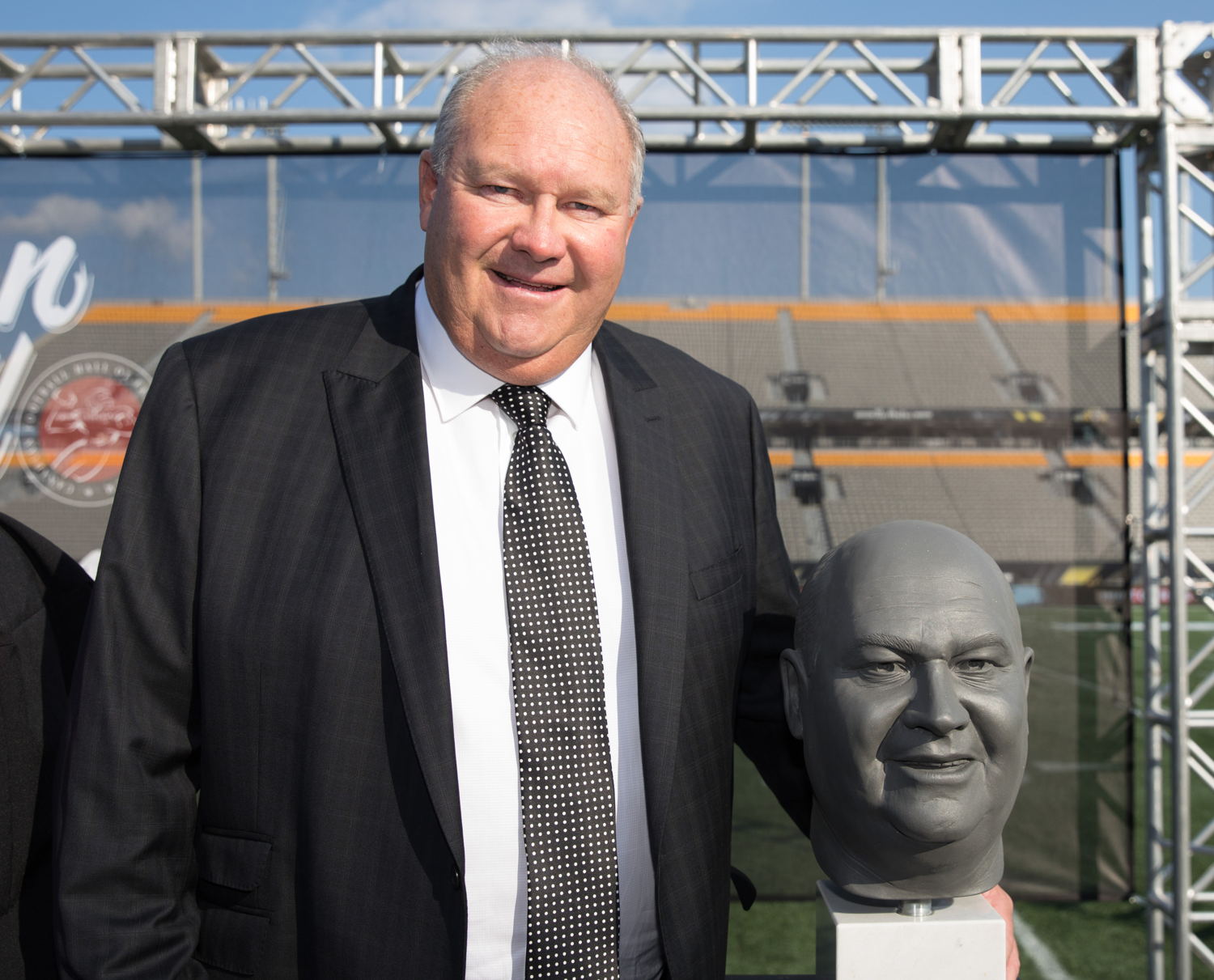 Brian Towriss, membre de la cuvée 2017 du Temple de la renommée du football canadien. Photo : Kevin Sousa/LCF