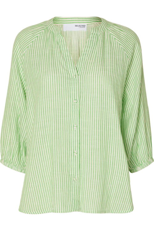 Selected_Shirt SEL Slfalberta 34 Stripe Shirt Noos_JUTTU_€59,99