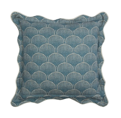 Fanfare 45 x 45cm Cushion - Blue, £135, by Liberty | www.libertylondon.com Fanfare 45 x 45cm Cushion - Blue, £135, by Liberty | www.libertylondon.com
