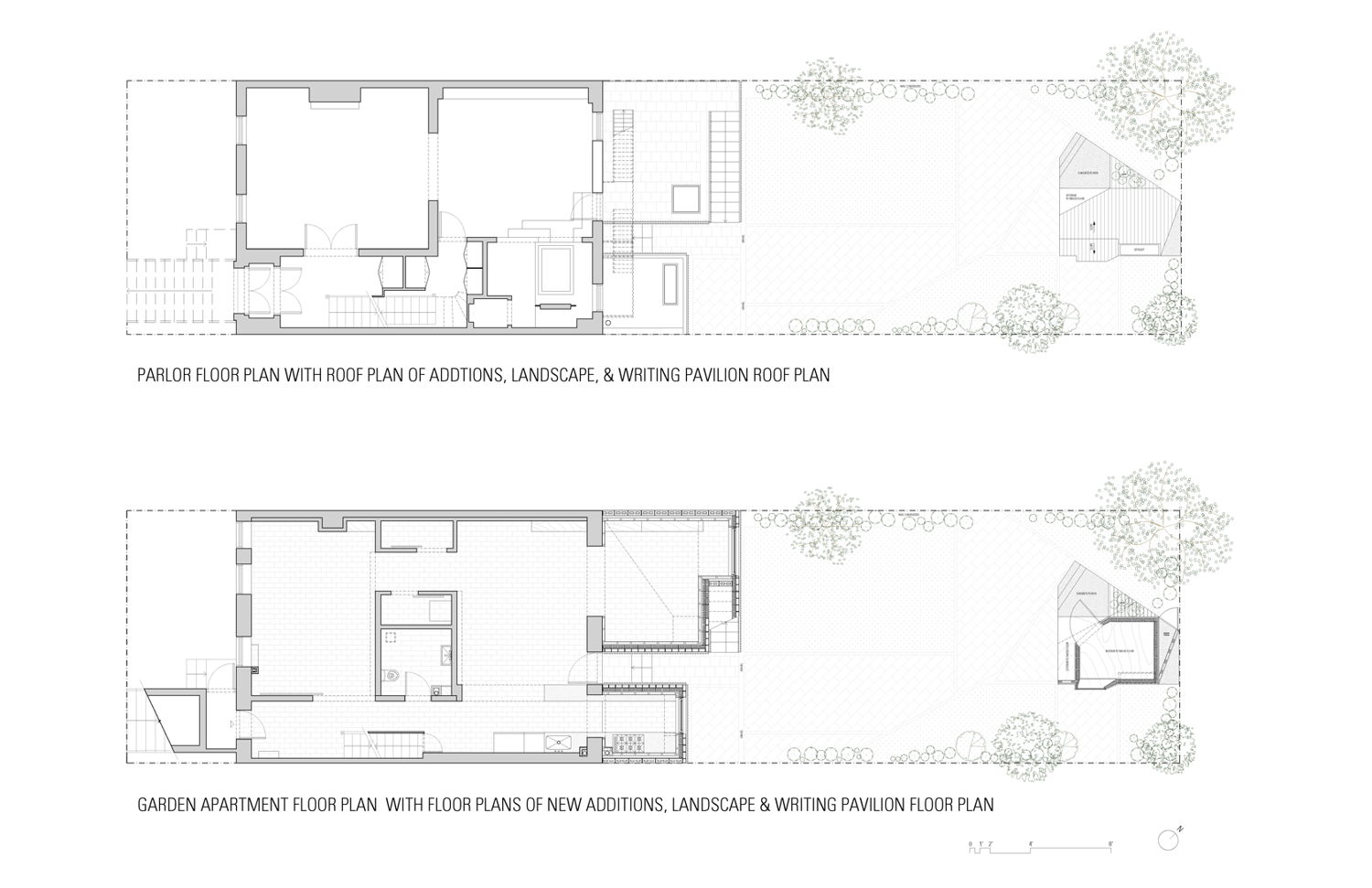 Floor Plans and Roof Plan, Courtesy Architenions