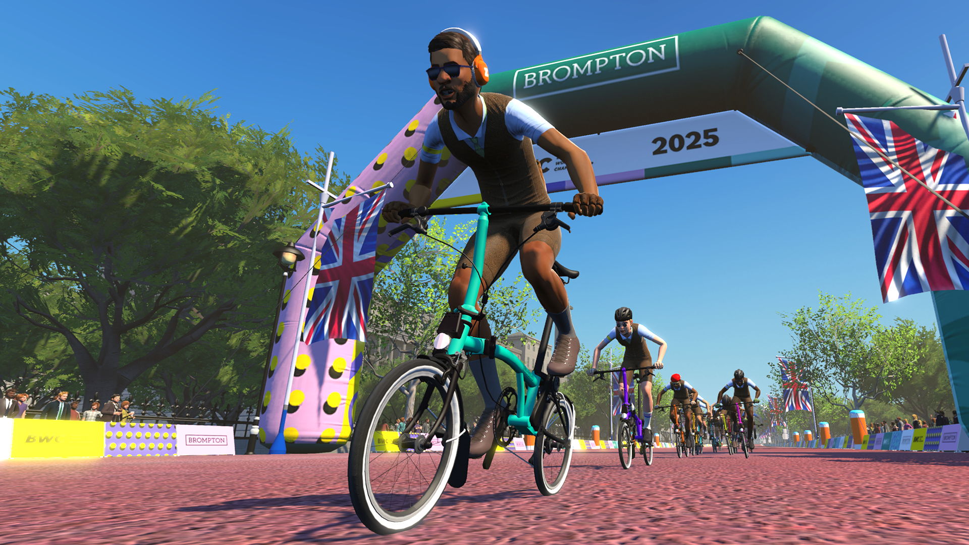 Las icónicas bicicletas Brompton llegan a Zwift